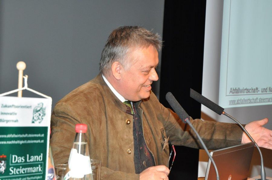 Hofrat DI Dr. Wilhelm Himmel, Leiter A14-Referat Abfallwirtschaft und Nachhaltigkeit, Land Steiermark