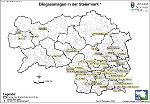 Karte: Biogasanlagen in der Steiermark