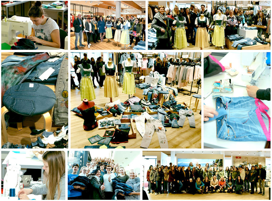 Collage Jeansprojekt Collage Jeansprojekt