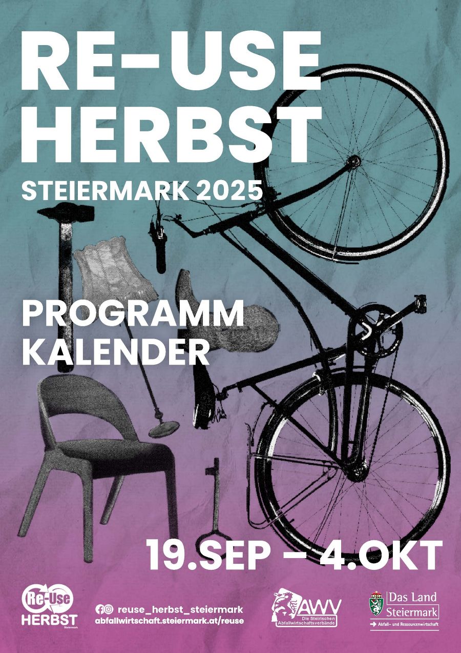 Titelseite - Programm Re-Use-Herbst Steiermark 2025: