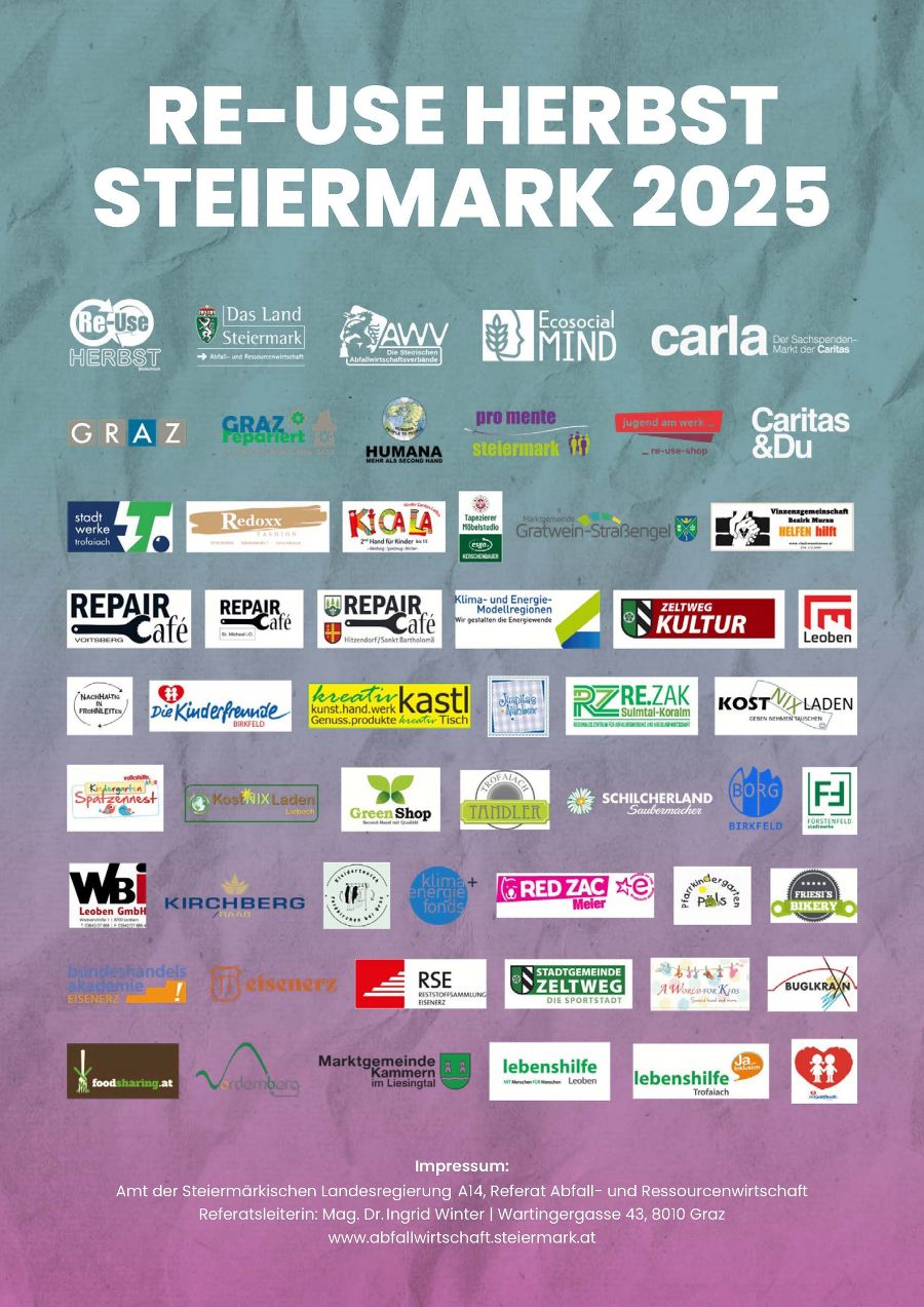 Seite 20: Programm Re-Use-Herbst Steiermark 2025