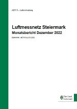 Monatsbericht Dezember 2022 © Land Stmk.
