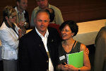 Ing. Johann Hinterschweiger GF AWV Schladming mit Mag. Hermine Dimitroff-Regatschnig von eco4ward © FA19D Ing. Johann Hinterschweiger GF AWV Schladming mit Mag. Hermine Dimitroff-Regatschnig von eco4ward