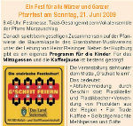 Pfarrfest MZ 2009 © Pfarrblatt Mürzzuschlag