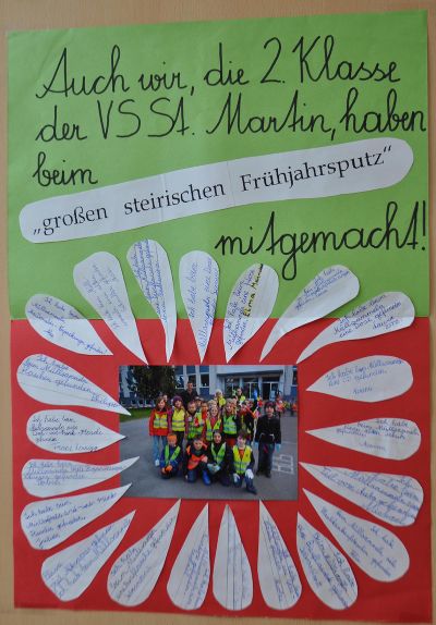 Plakat der VS St. Martin/Sulmtal