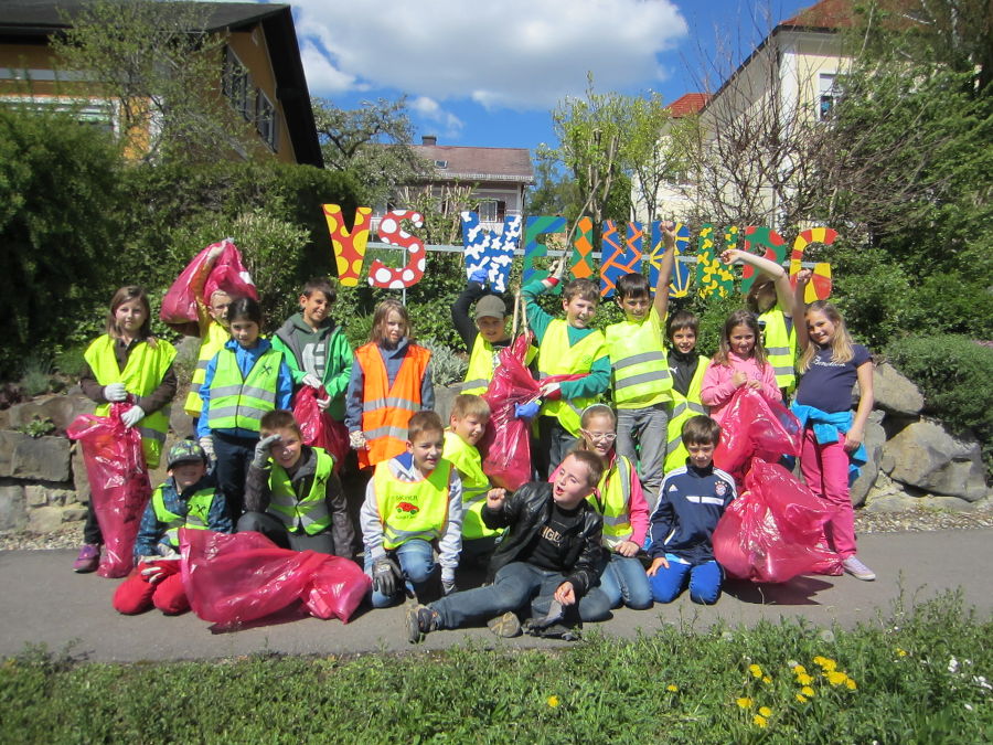 Frühjahrsputz der Volksschule Weinburg