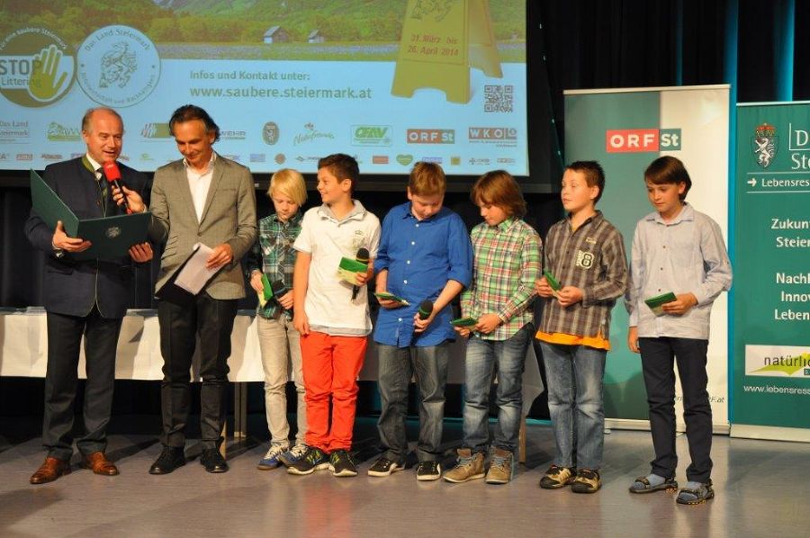 Preisverleihung zum Frühjahrsputz 2014 im ORF Zentrum Graz, 26. Mai 2014