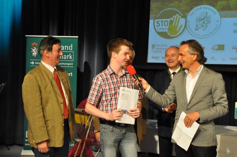 Preisverleihung zum Frühjahrsputz 2014 im ORF Zentrum Graz, 26. Mai 2014