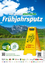 Plakat Frühjahrsputz