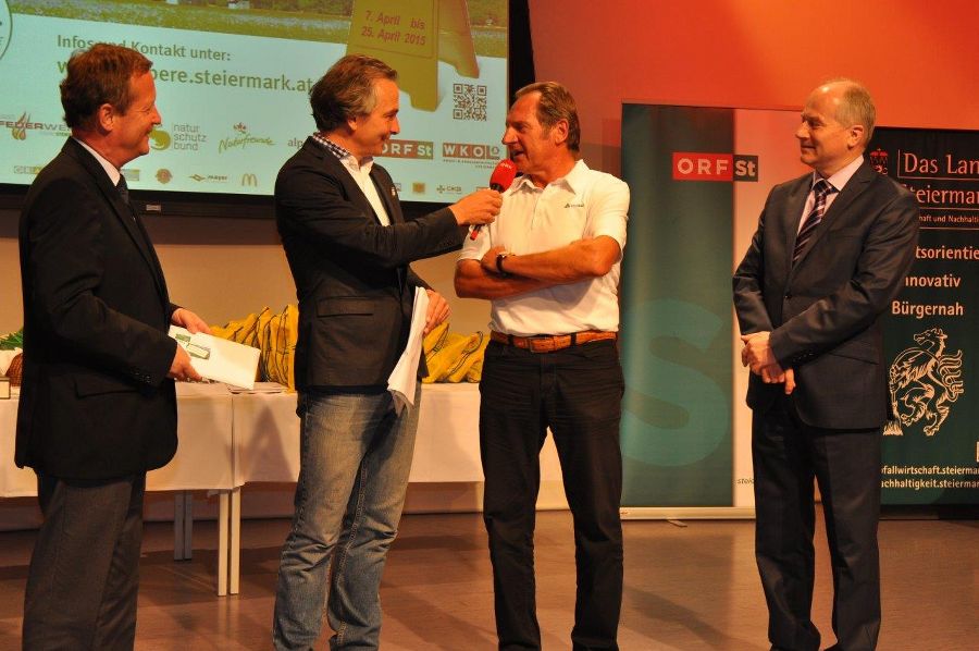 Preisverleihung zum Frühjahrsputz 2015 im ORF Zentrum Graz, 1. Juni 2015 Preisverleihung zum Frühjahrsputz 2015 im ORF Zentrum Graz, 1. Juni 2015