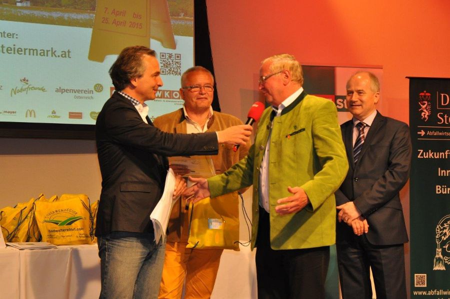 Preisverleihung zum Frühjahrsputz 2015 im ORF Zentrum Graz, 1. Juni 2015 Preisverleihung zum Frühjahrsputz 2015 im ORF Zentrum Graz, 1. Juni 2015
