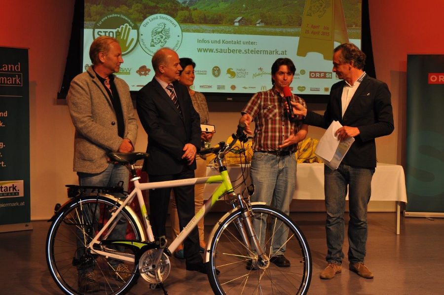 Preisverleihung zum Frühjahrsputz 2015 im ORF Zentrum Graz, 1. Juni 2015 Preisverleihung zum Frühjahrsputz 2015 im ORF Zentrum Graz, 1. Juni 2015