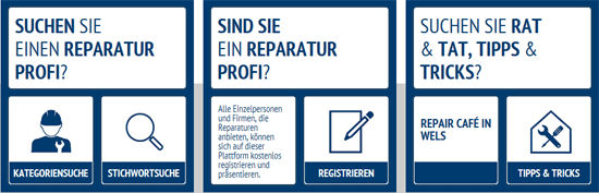 Reparaturführer Reparieren statt wegwerfen Reparaturführer Österreich Suchresultate