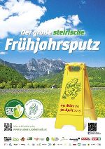 Plakat Frühjahrsputz