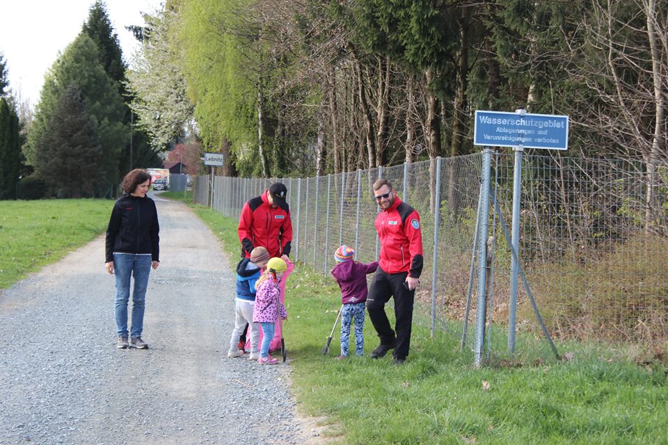 Steiermärkische Berg und Naturwacht Ortseinsatzstelle Leibnitz und der Kindergarten "Sparefroh"