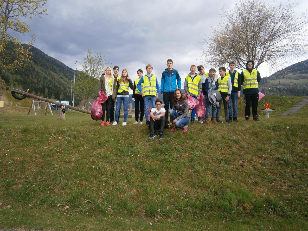 Ökologiegruppe der NMS Stadl an der Mur in der Gemeinde Stadl-Predlitz