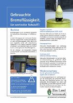 Infoblatt Bremsflüssigkeit