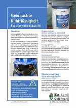 Infoblatt Kühlflüssigkeit