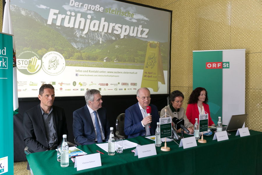 Pressekonferenz: "Der große steirische Frühjahrsputz 2018"