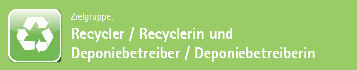 Recycler und Deponiebetreiber