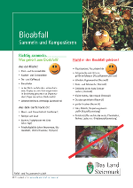 Infofolder: Bioabfall – Sammeln und Kompostieren