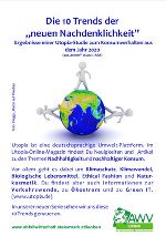 Trends der "neuen Nachdenklichkeit" © AWV Leoben