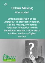 Urban Mining © AWV Leoben