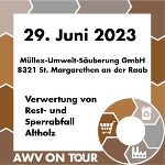 AWV ON TOUR - Müllex © AWV Weiz