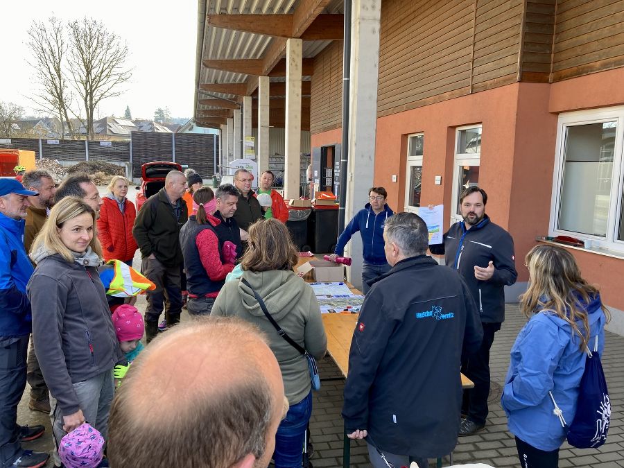 Rege Teilnahme beim Frühjahrsputz in der Gemeinde Fernitz-Mellach;