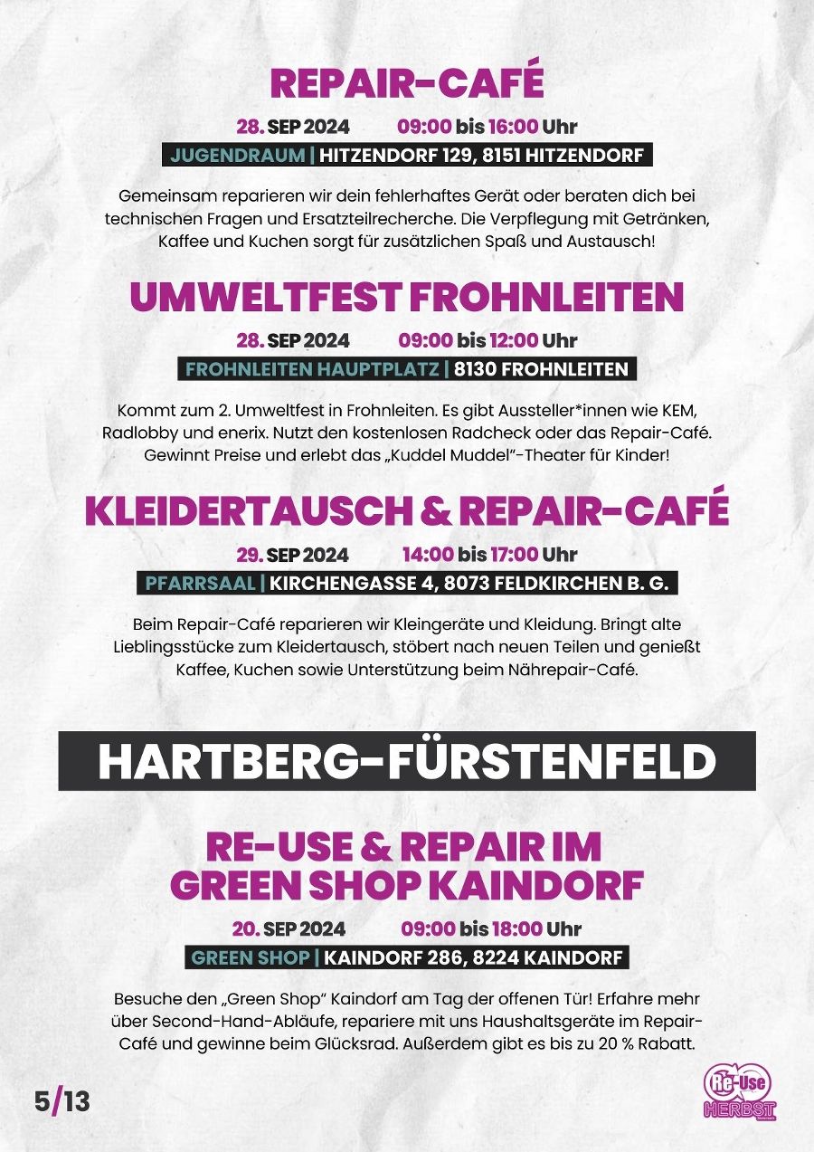 Seite 5_ Programm Re-Use-Herbst Steiermark 2024